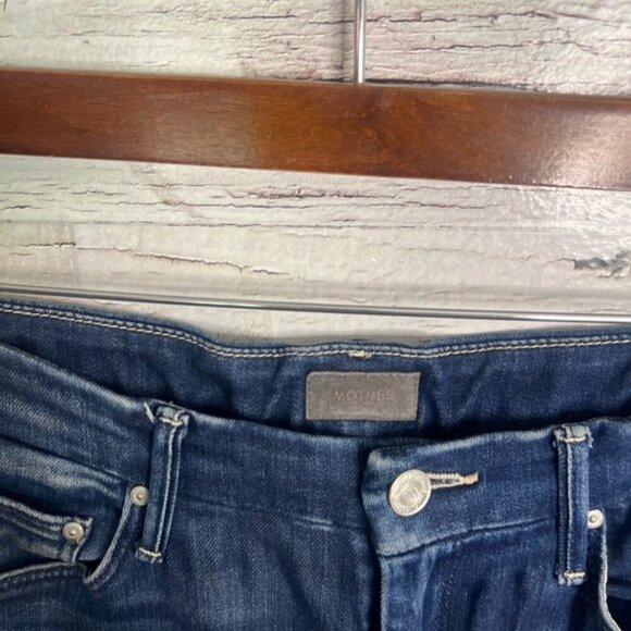 Mother High Waisted Looker Ankle Fray in Tongue in Chic Wash Size 25 - Picture 5 of 10
